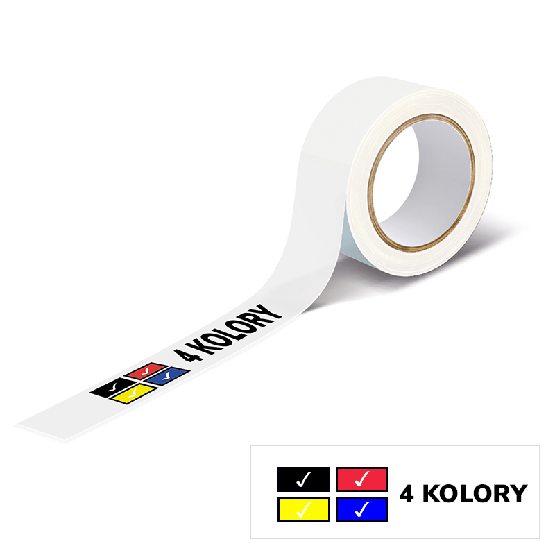 Taśma Klej Eko Solwentowy 54m. 720 szt. - 4 kolory